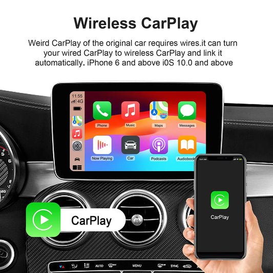 Android 13 TV Box Smart CarPlay Ai Box Wifi Wireless Android Auto Built-in Play Store For YouTube Netflix OEM CarPlay Cars