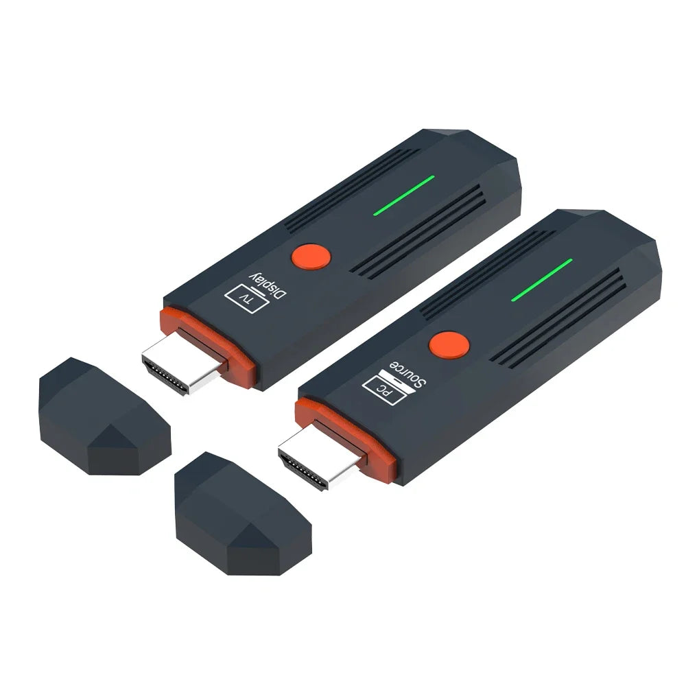50M 1080P HDMI-Compatible Wireless Transmission Transmitter Receiver Video TV Stick Display Extender For Camera Laptop PC to TV