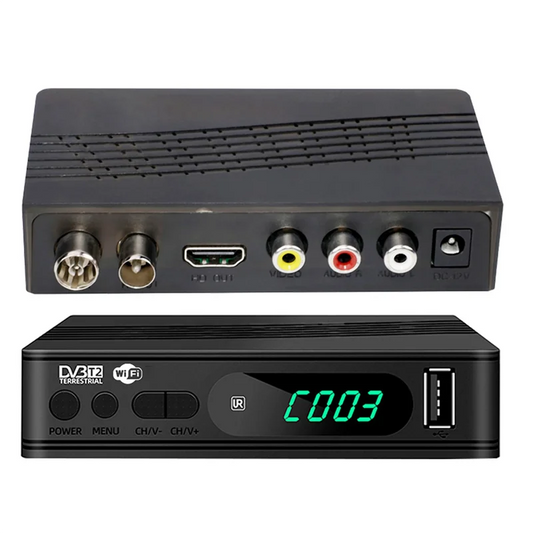 A32T-HD TV Boxs DVB-T2 TV Tuner Digital TV Decoder Terrestrial Satellite TV Receiver HEVC DVBT2 H. 264 USB Set Top Box
