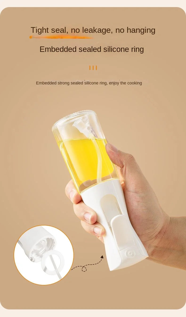 1 bote pulverizador de aceite de 200/300/500 ml para cocina, hogar, comestible, de oliva, atomizado, para freidora de aire.