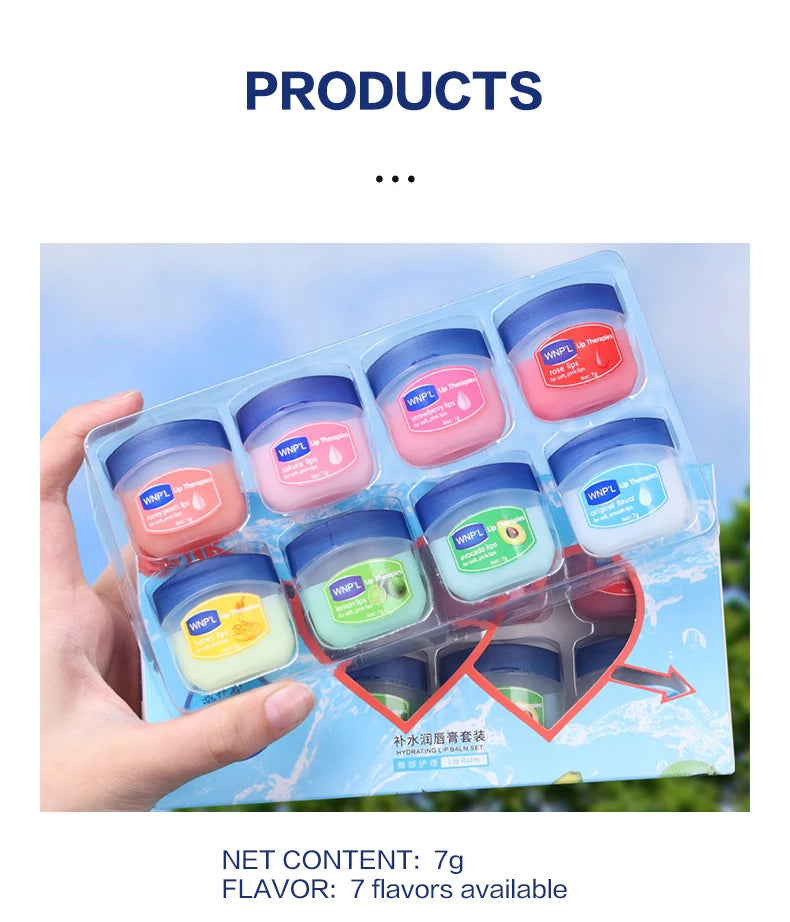 8/6/4pcs Moisturizing Lip Balm Set Lip Care Moisturizing Base Natural Plant Base Moisturizing Crack Lip Care Jelly Moisturizer