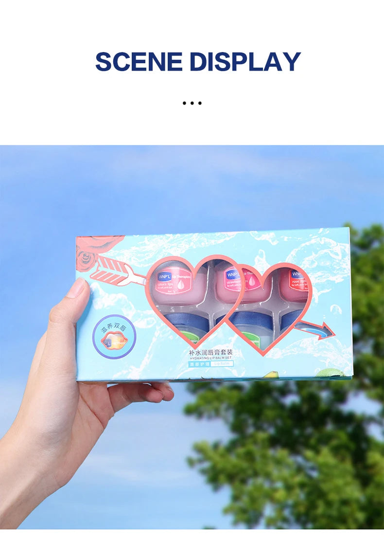 8/6/4pcs Moisturizing Lip Balm Set Lip Care Moisturizing Base Natural Plant Base Moisturizing Crack Lip Care Jelly Moisturizer