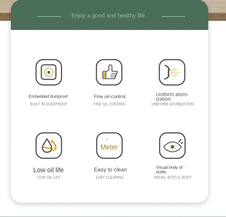 1 bote pulverizador de aceite de 200/300/500 ml para cocina, hogar, comestible, de oliva, atomizado, para freidora de aire.