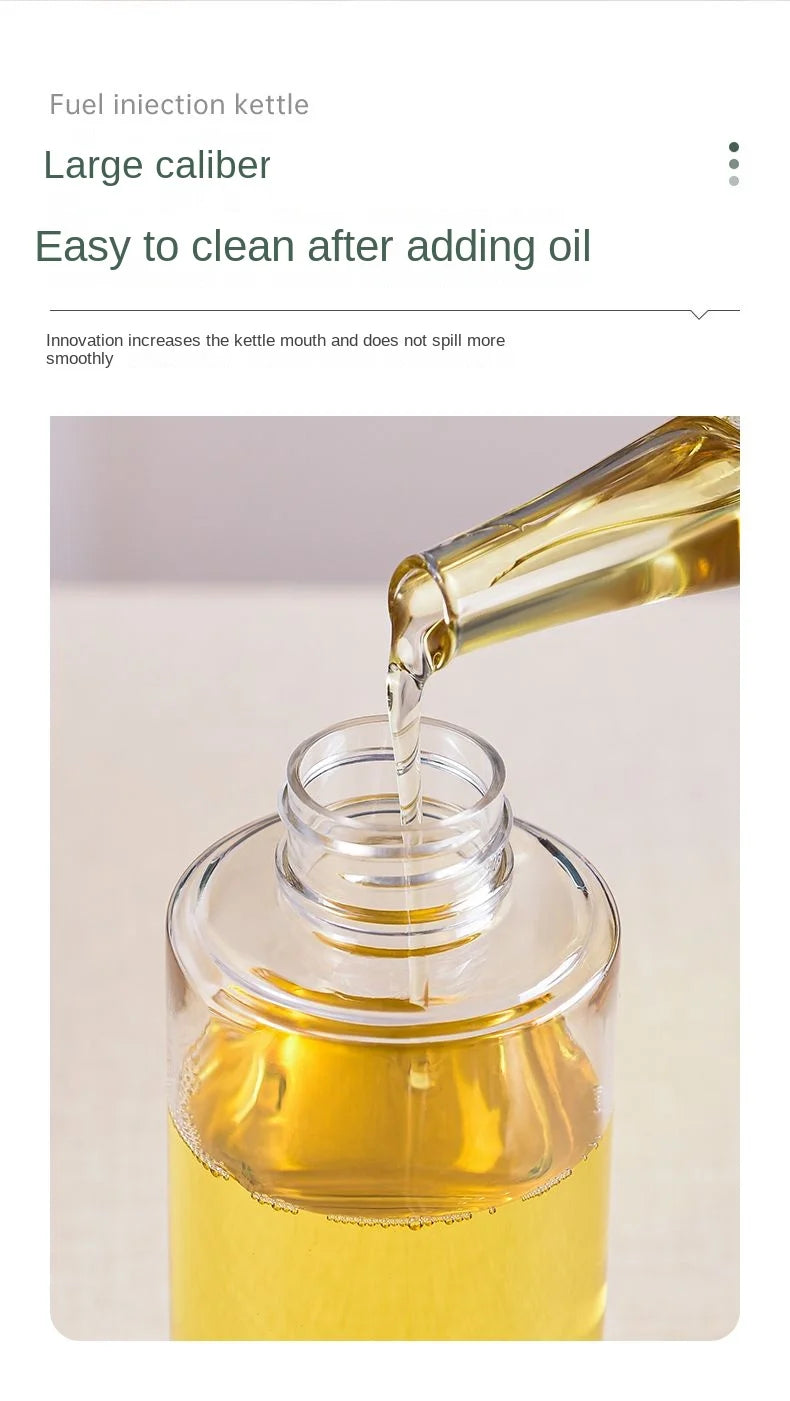 1 bote pulverizador de aceite de 200/300/500 ml para cocina, hogar, comestible, de oliva, atomizado, para freidora de aire.